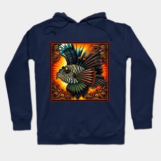 Psychedelic Lionfish Hoodie